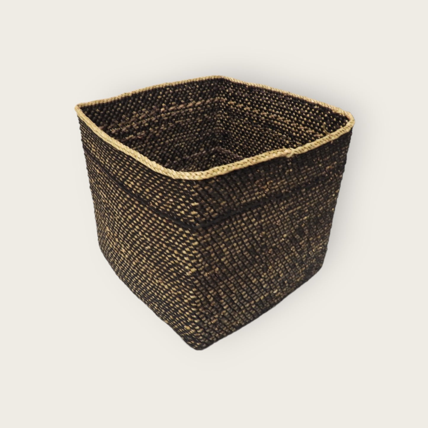 PEMBE Basket - Black&Natural
