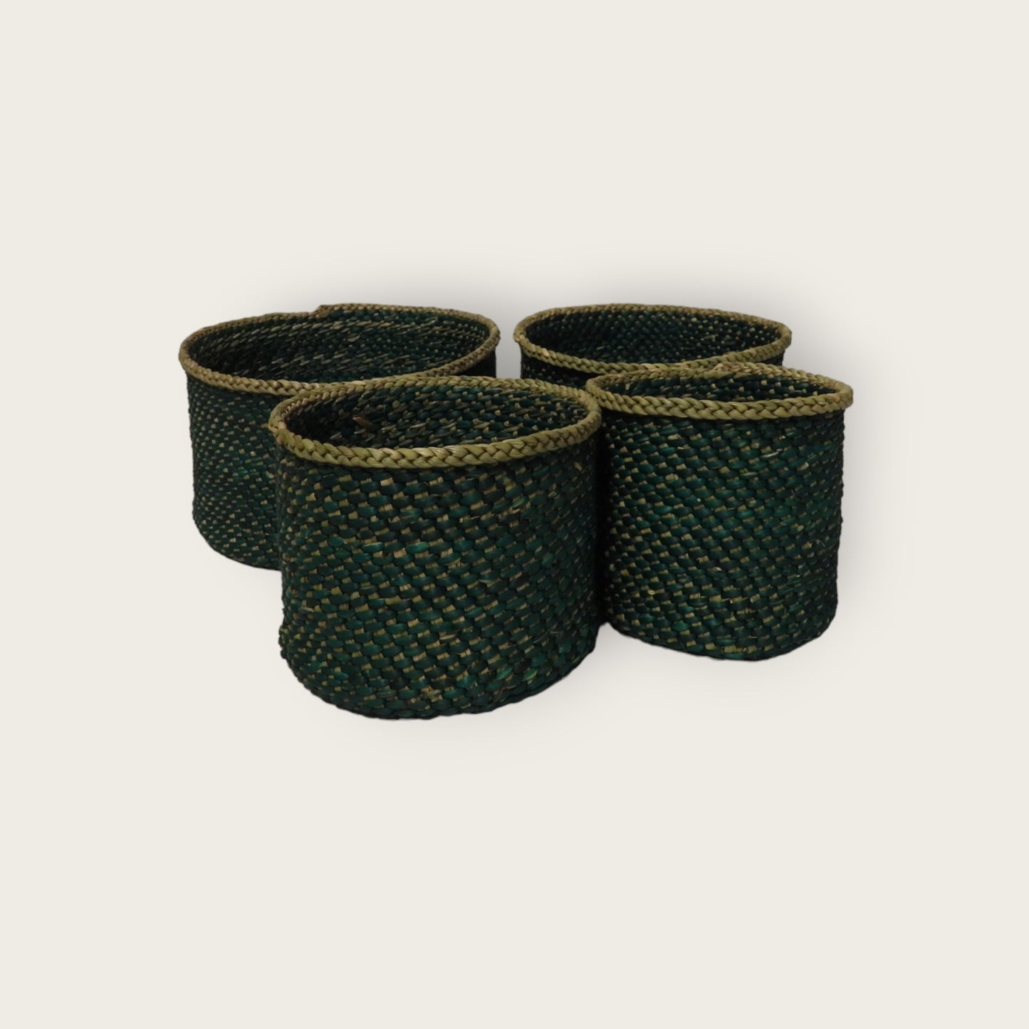 HIFADHI Basket Set of 4 - Green