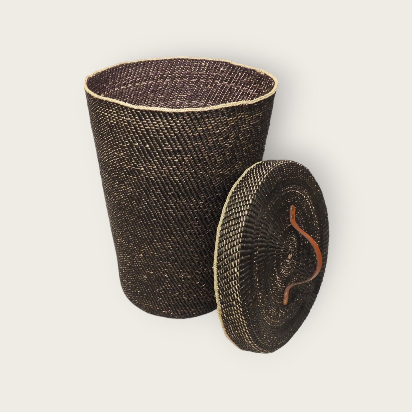 TUPIA Hamper - Natural&Black