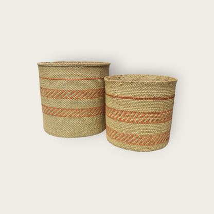 IRINGA Basket Nyagala - Natural & Rust