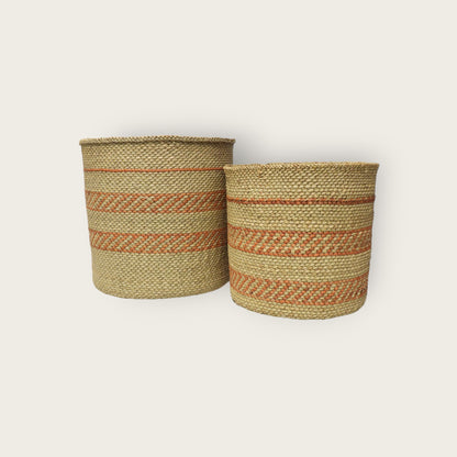 IRINGA Basket Nyagala - Natural & Rust