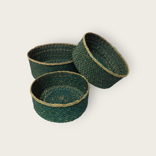 HIFADHI Basket Round - Green