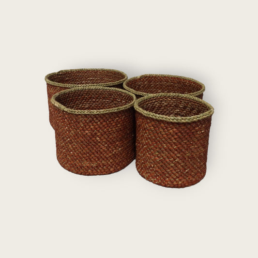 HIFADHI Basket Set of 4 - Rust